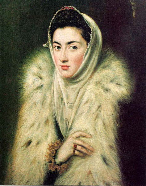 Lady in fur Wrap